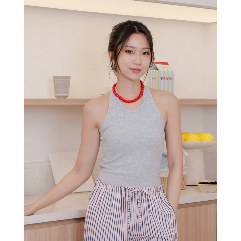 Nomitee's Zhoe Top Atasan Wanita Tanpa Lengan