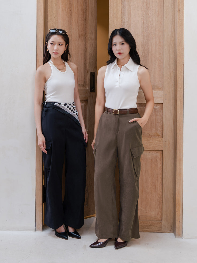 Nomitee's Oliver Pants Celana Cargo Panjang Wanita