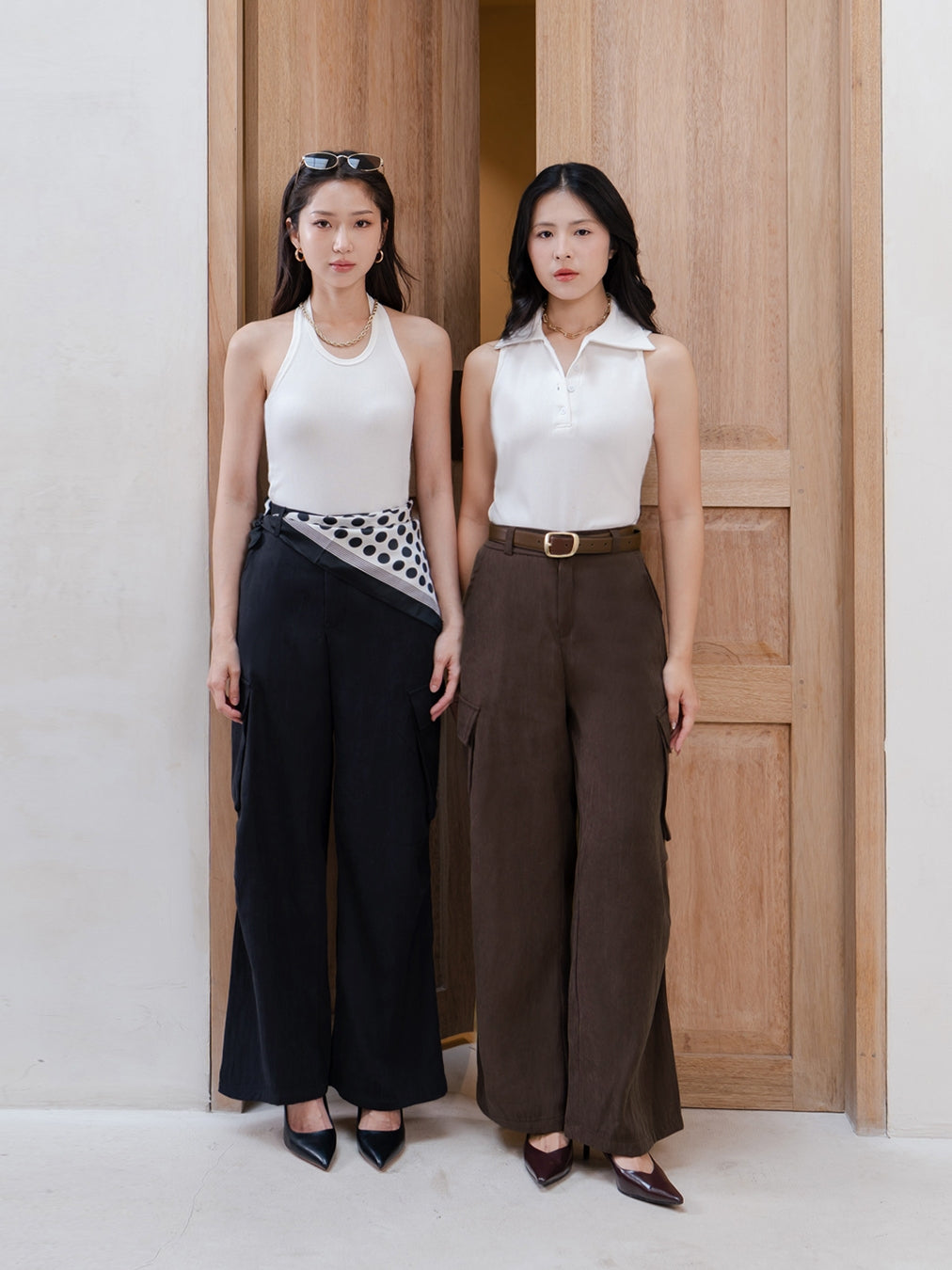 Nomitee's Oliver Pants Celana Cargo Panjang Wanita
