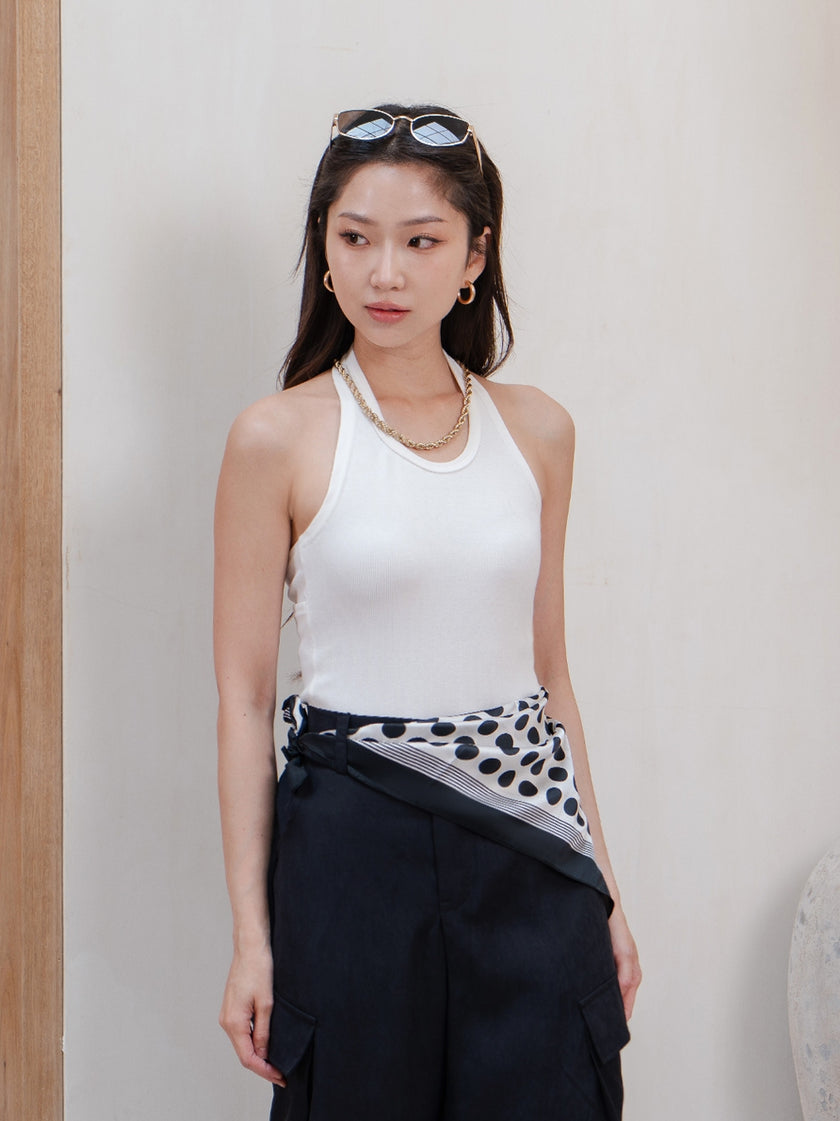 Nomitee's Zhoe Top Atasan Wanita Tanpa Lengan
