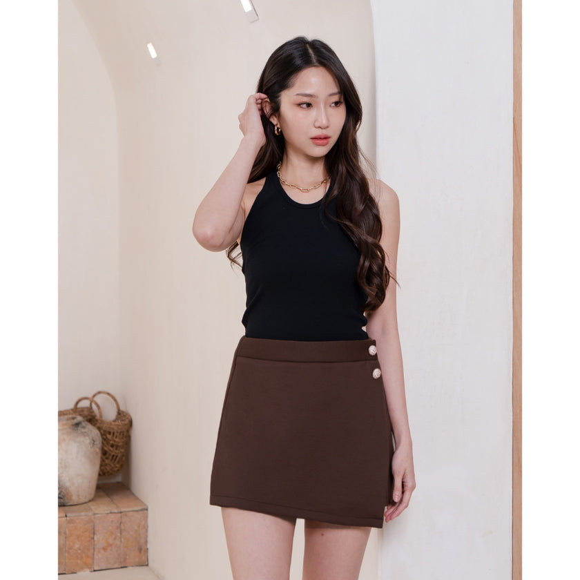 Nomitee's Zhoe Top Atasan Wanita Tanpa Lengan
