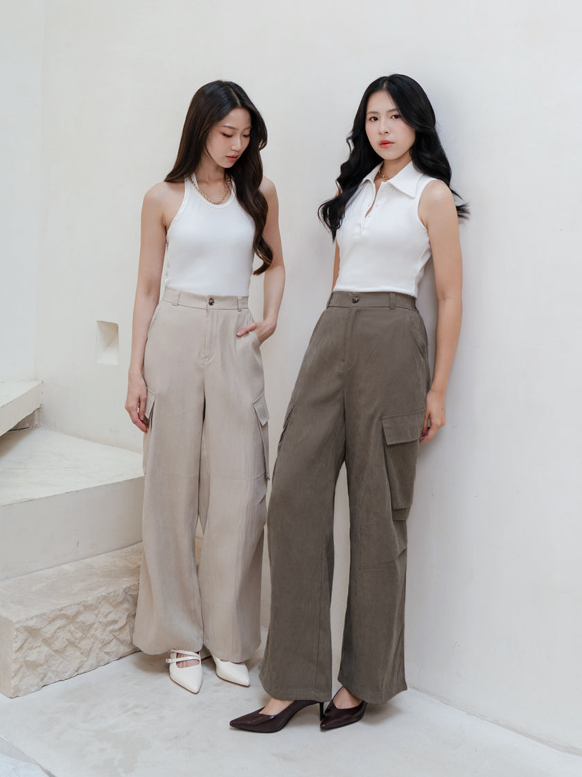 Nomitee's Oliver Pants Celana Cargo Panjang Wanita