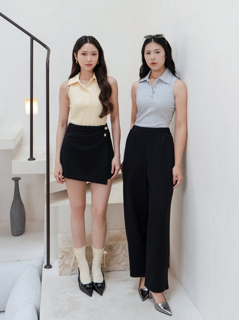 Nomitee's Nixie Top Atasan Wanita Tanpa Lengan