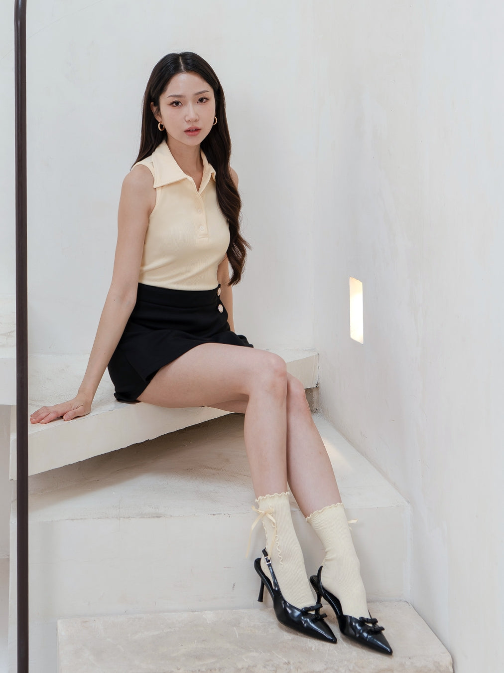 Nomitee's Nixie Top Atasan Wanita Tanpa Lengan