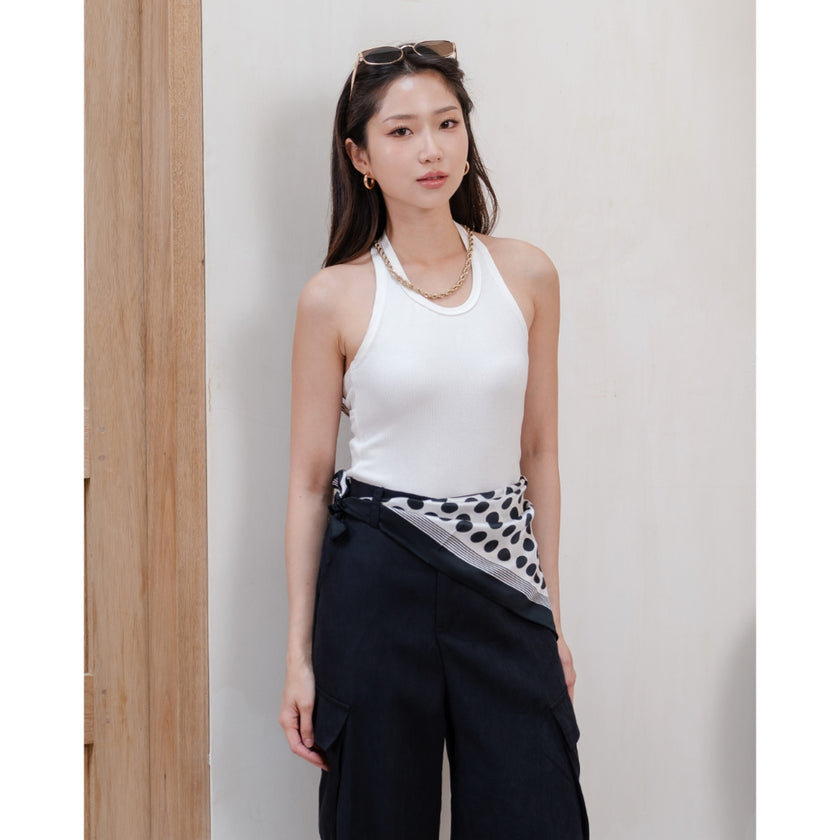 Nomitee's Zhoe Top Atasan Wanita Tanpa Lengan