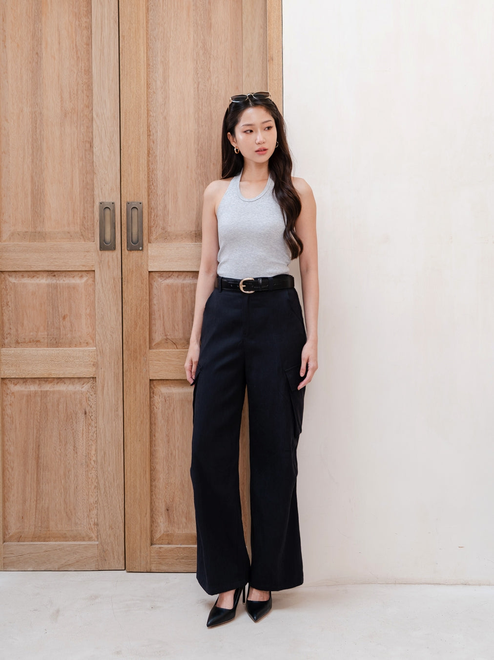 Nomitee's Oliver Pants Celana Cargo Panjang Wanita