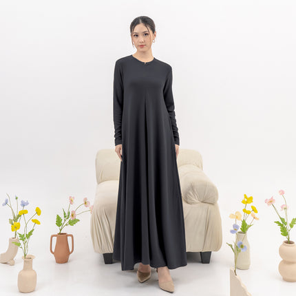 Nomitee's Imma Dress | Gamis Maxi Dress Lengan Panjang