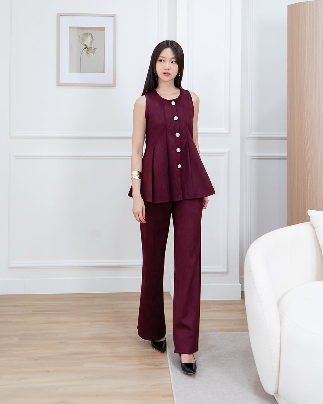 Nomitee's Joly Top Atasan Wanita Tanpa Lengan (Tidak Dijual Satu Set)