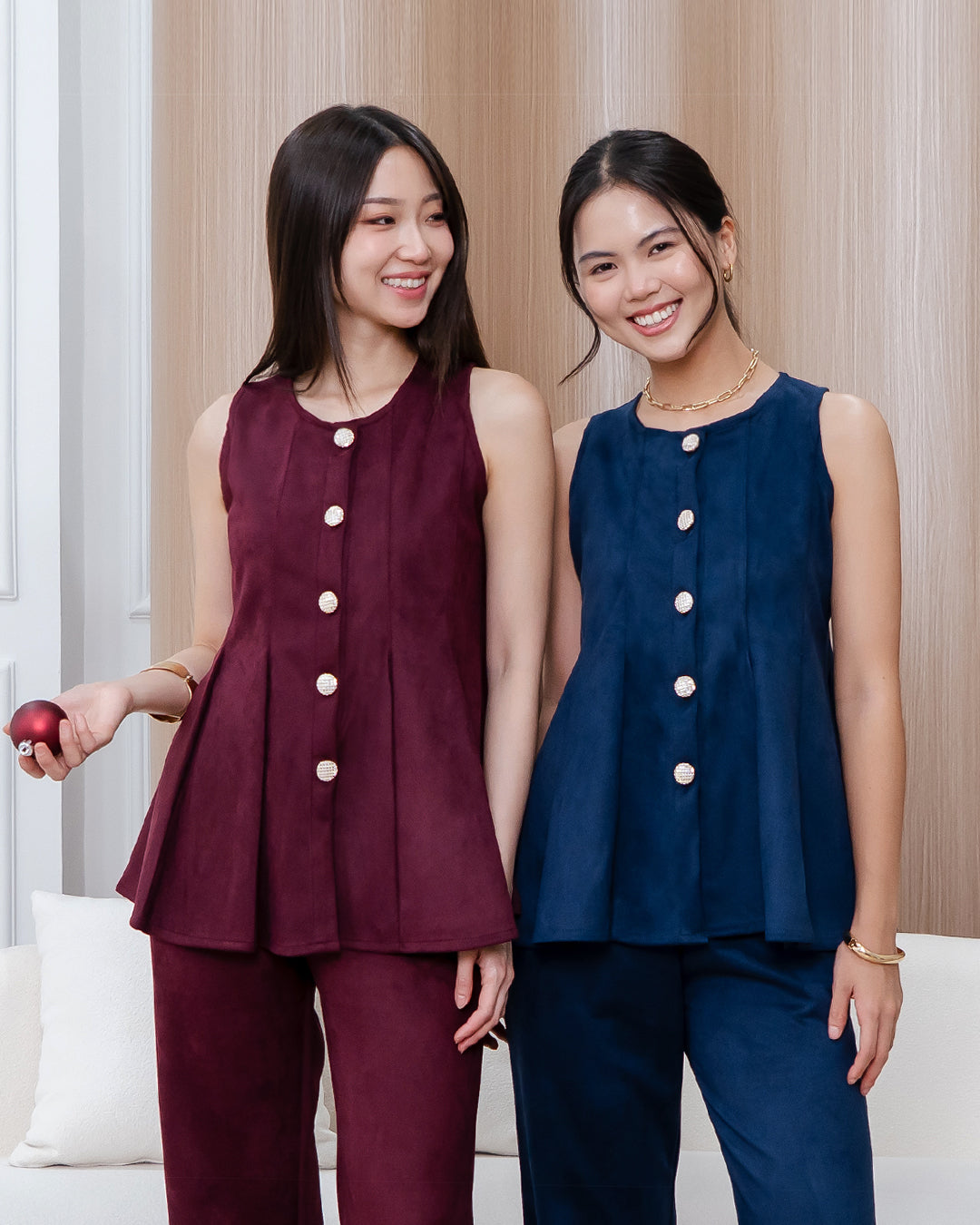 Nomitee's Joly Top Atasan Wanita Tanpa Lengan (Tidak Dijual Satu Set)