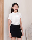 Nomitee's Lily Top Atasan Wanita Lengan Pendek