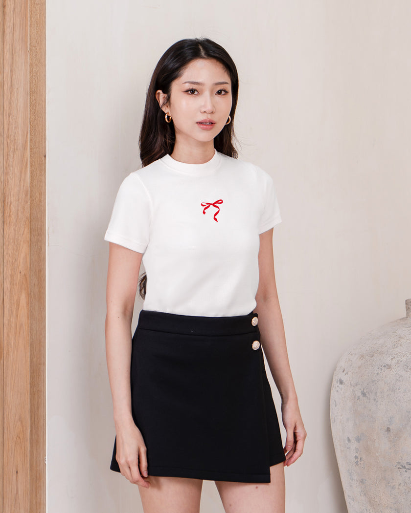 Nomitee's Lily Top Atasan Wanita Lengan Pendek