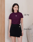 Nomitee's Lily Top Atasan Wanita Lengan Pendek