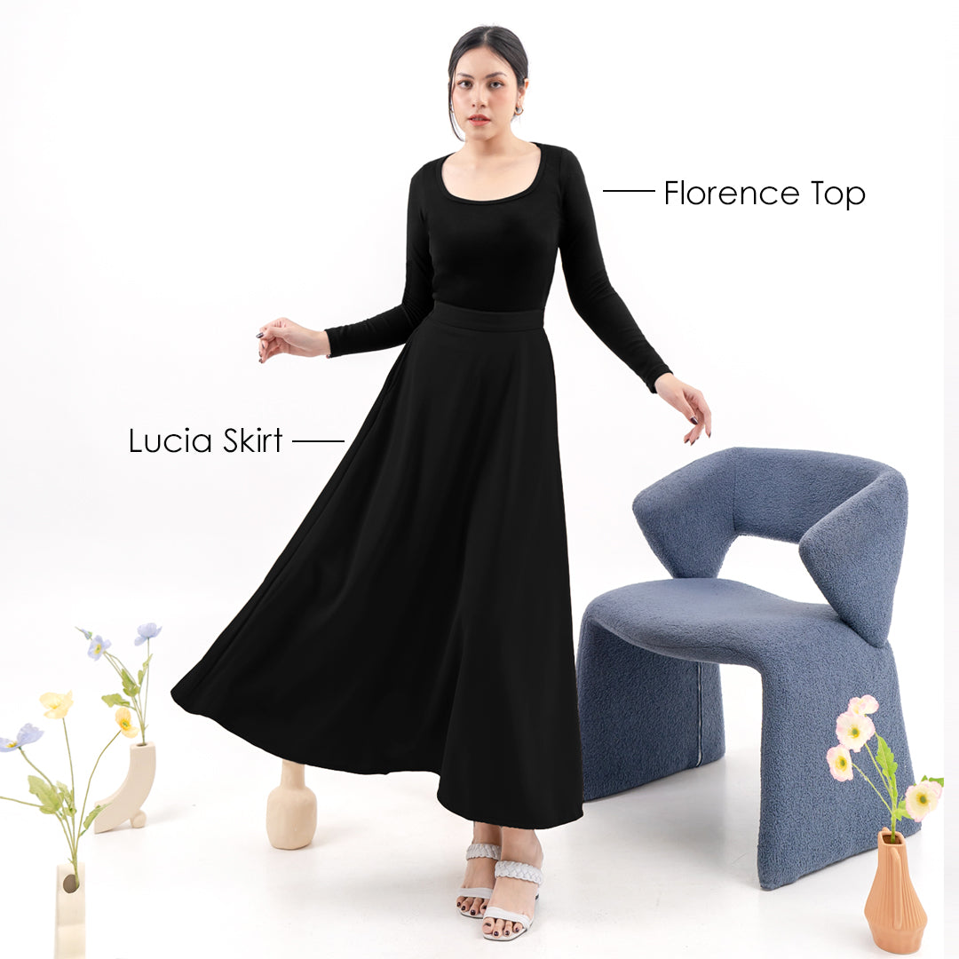 Nomitee's Lucia Skirt Rok Panjang Wanita