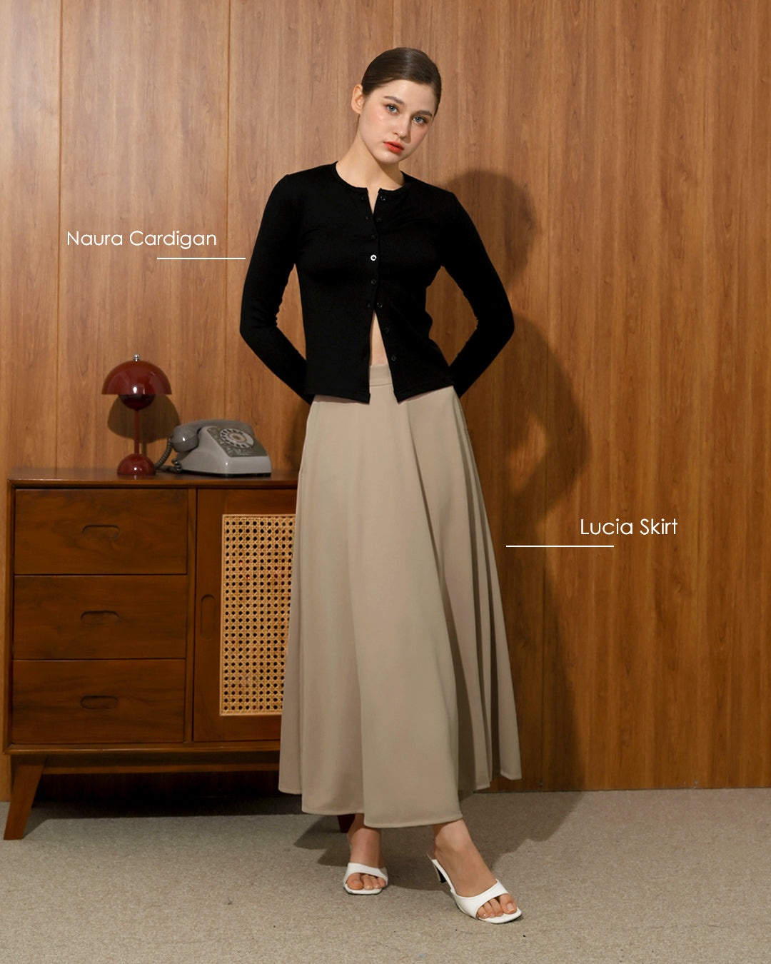 Nomitee's Lucia Skirt Rok Panjang Wanita
