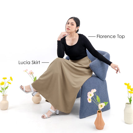 Nomitee's Lucia Skirt Rok Panjang Wanita