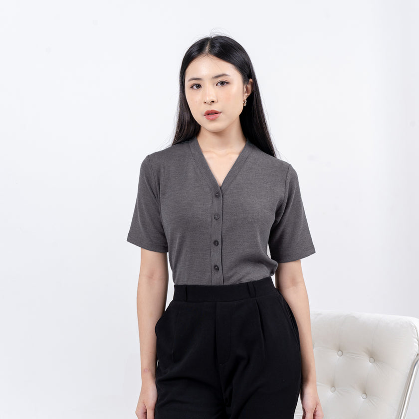 Nomitee's Neysa Top Atasan Wanita Lengan Pendek