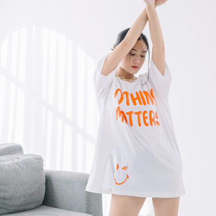 Nomitee's Nothing Matters Oversize Tshirt Wanita Lengan Pendek