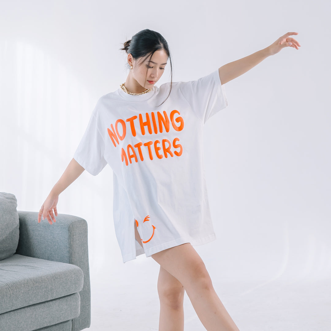 Nomitee's Nothing Matters Oversize Tshirt Wanita Lengan Pendek