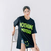 Nomitee's Nothing Matters Oversize Tshirt Wanita Lengan Pendek