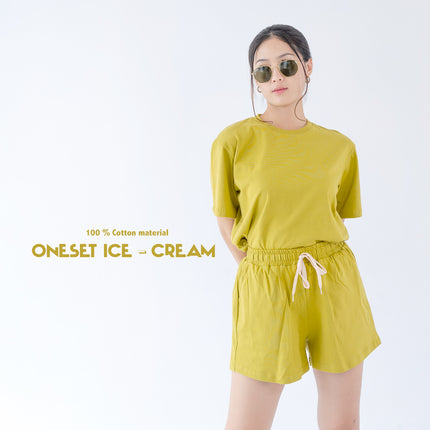 Nomitee's Oneset Ice Cream Setelan Wanita