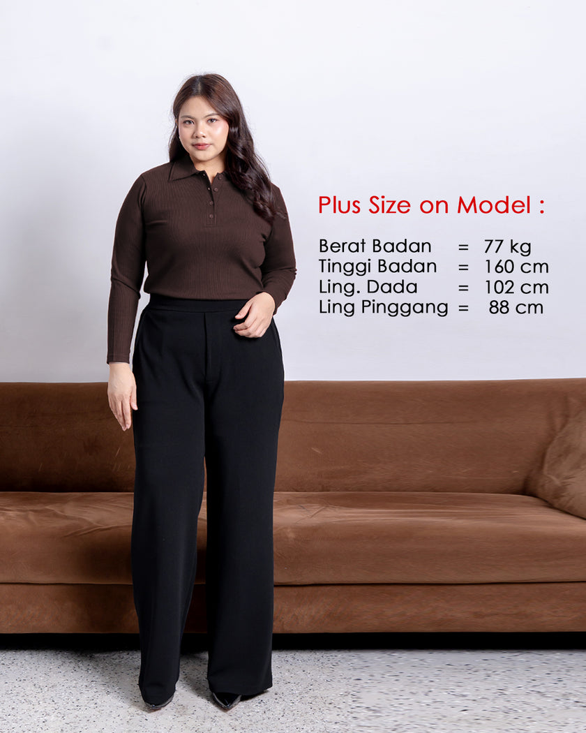 Nomitee's Warren Top Atasan Wanita Lengan Panjang