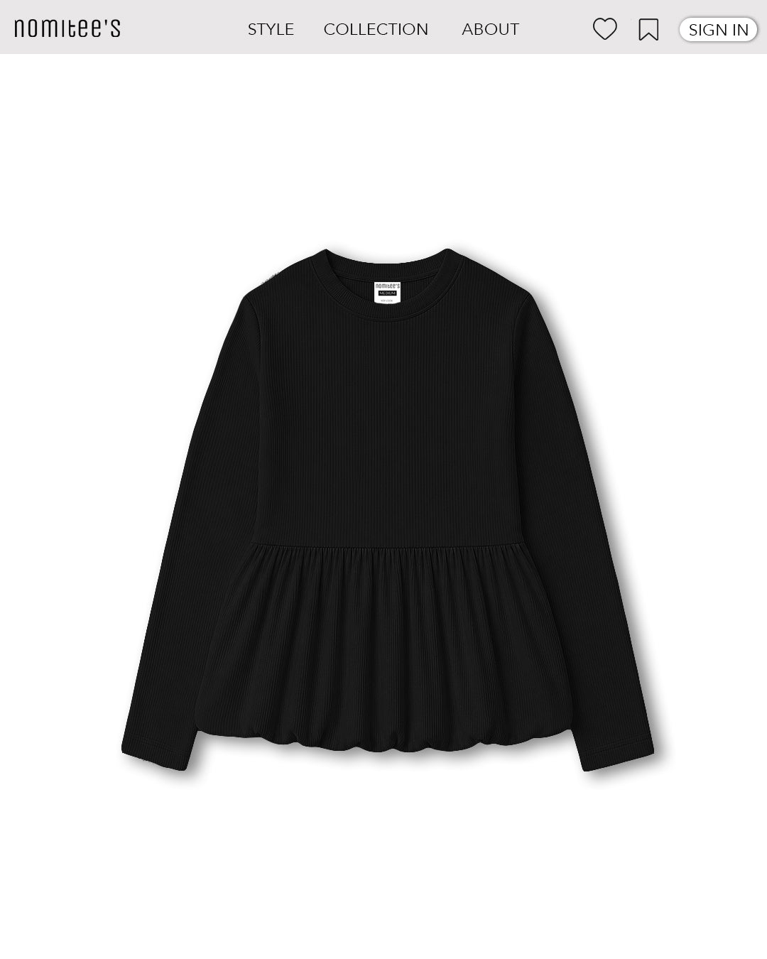 Nomitee's Poppy Top Atasan Wanita Lengan Pendek