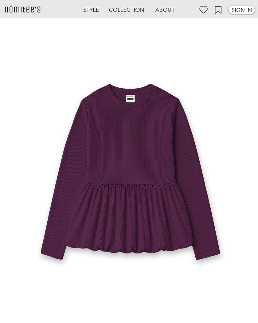 Nomitee's Poppy Top Atasan Wanita Lengan Pendek