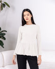 Nomitee's Poppy Top Atasan Wanita Lengan Pendek
