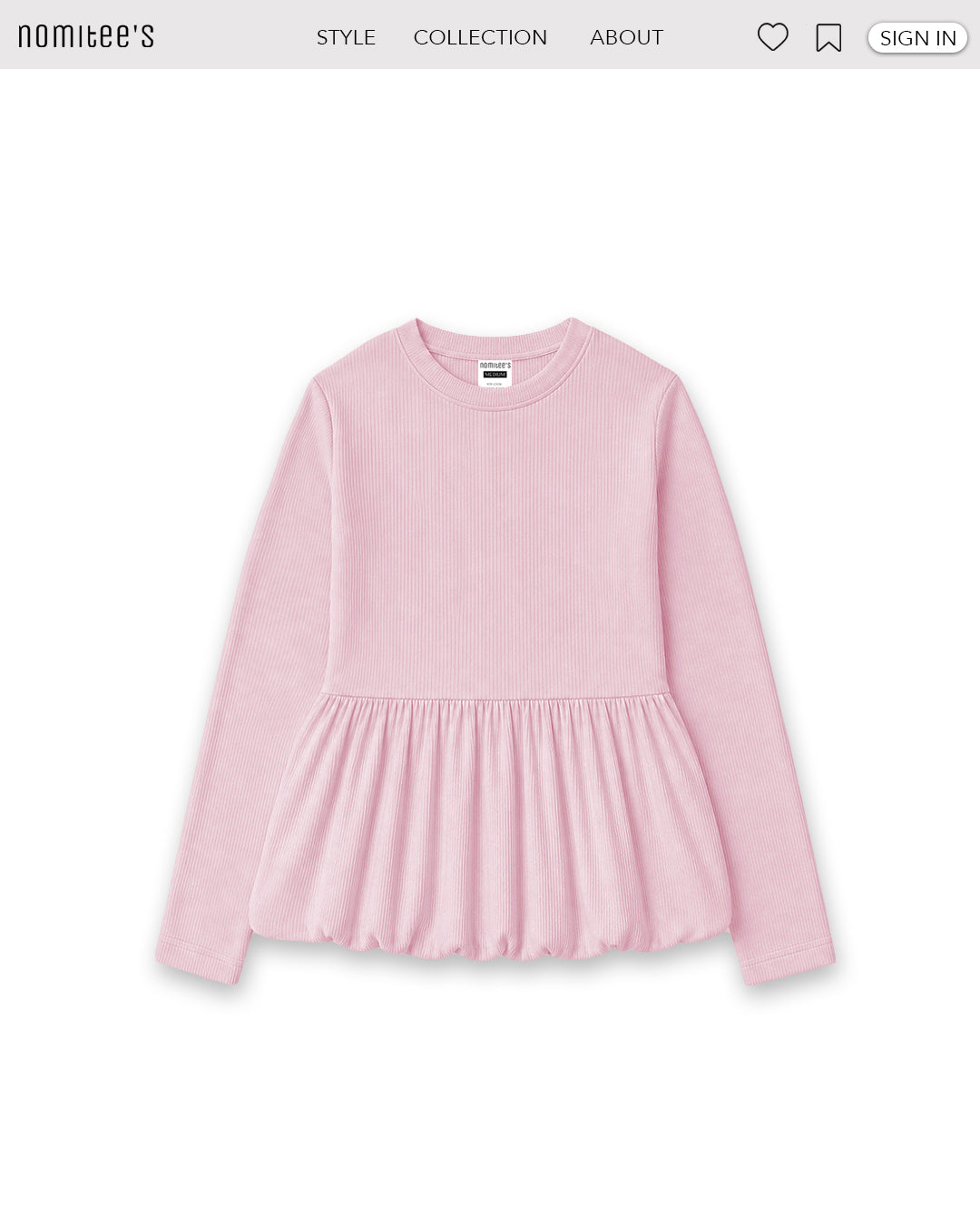 Nomitee's Poppy Top Atasan Wanita Lengan Pendek
