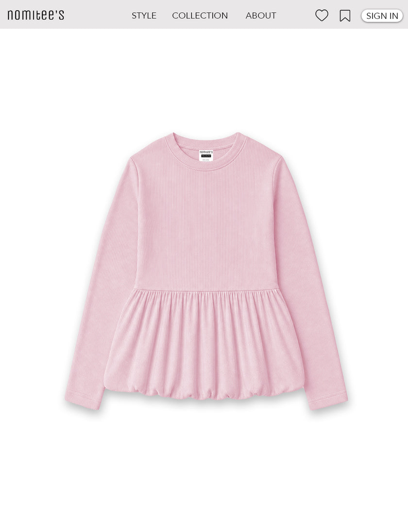 Nomitee's Poppy Top Atasan Wanita Lengan Pendek