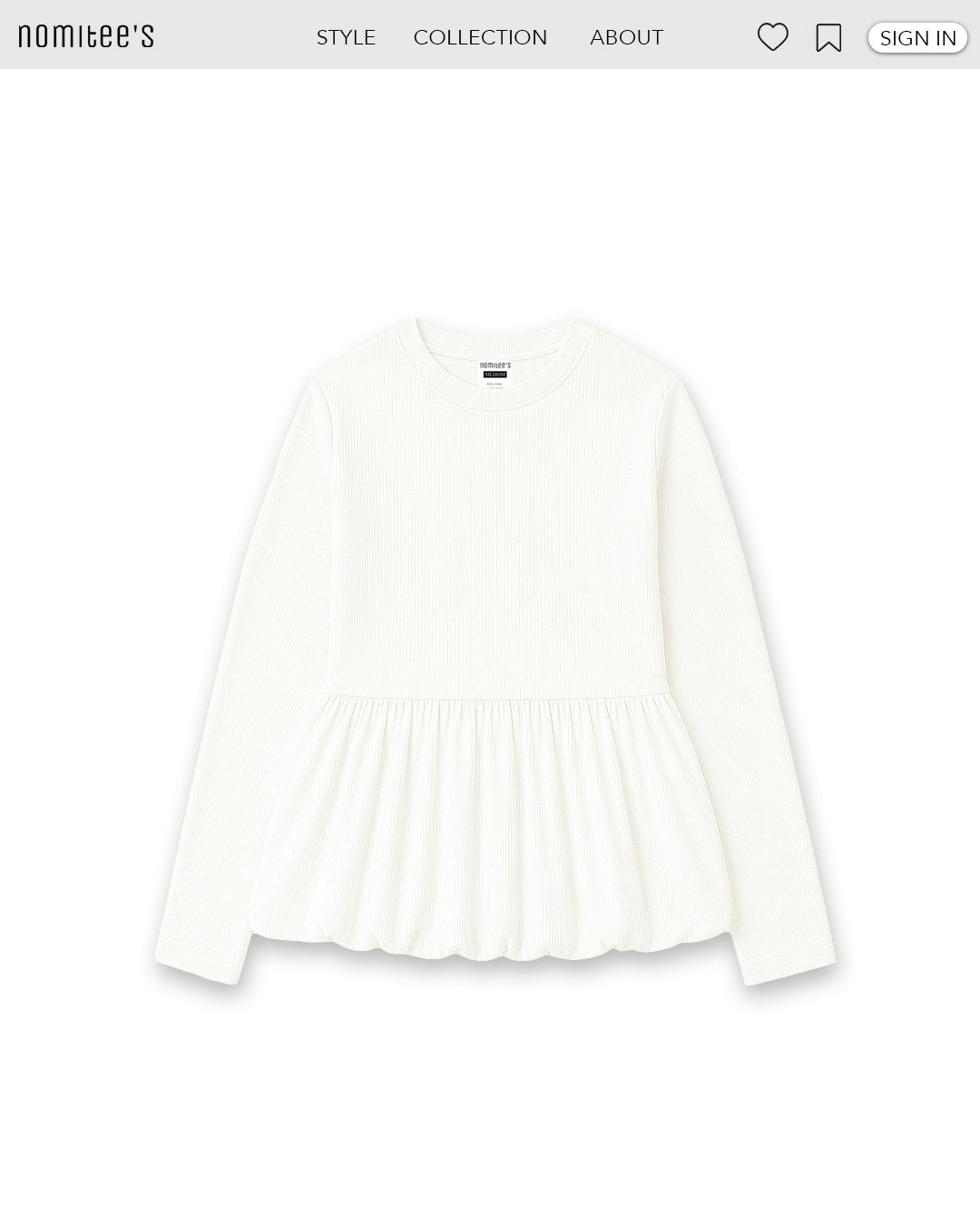 Nomitee's Poppy Top Atasan Wanita Lengan Pendek