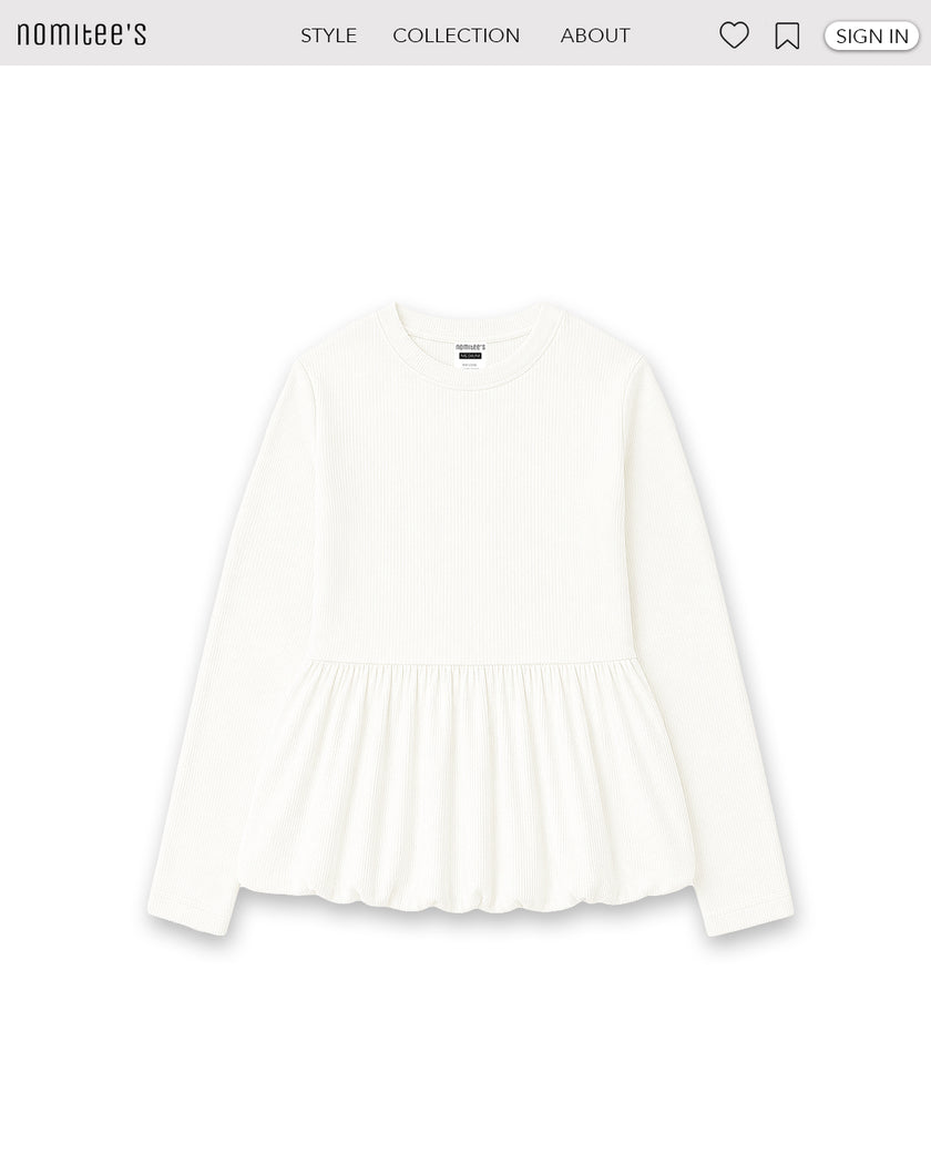 Nomitee's Poppy Top Atasan Wanita Lengan Pendek