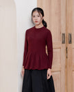 Nomitee's Poppy Top Atasan Wanita Lengan Pendek