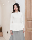 Nomitee's Poppy Top Atasan Wanita Lengan Pendek