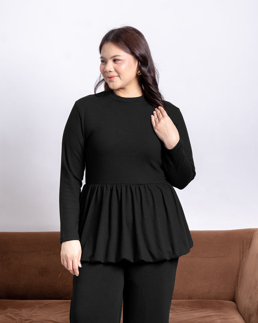 Nomitee's Poppy Top Atasan Wanita Lengan Pendek