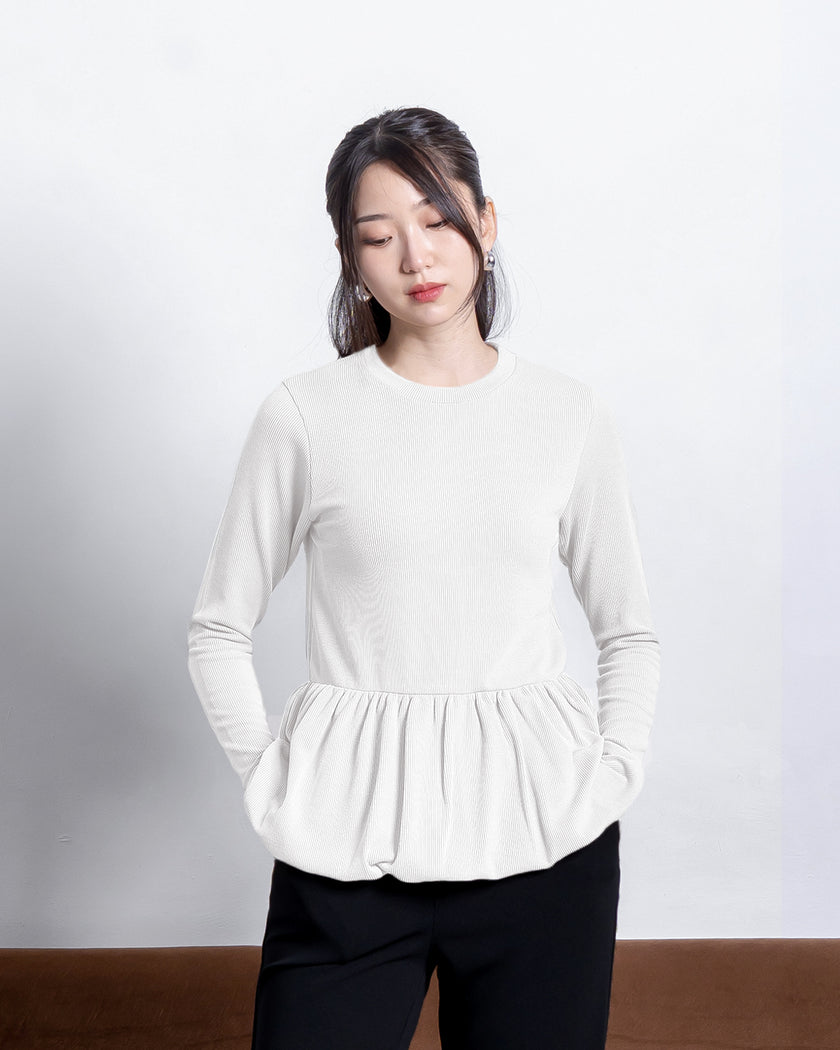 Nomitee's Poppy Top Atasan Wanita Lengan Pendek