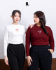 Nomitee's Scarlet Top Atasan Wanita Lengan Panjang