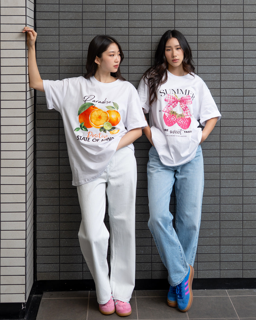 Nomitee's Summer Squad T-shirt Atasan Wanita Lengan Pendek