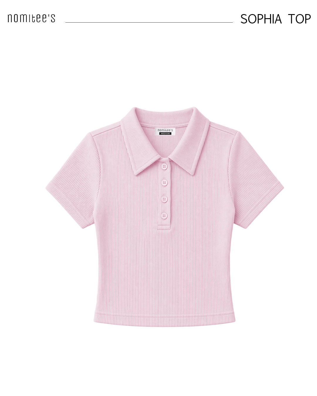 Nomitee's Sophia Top Atasan Wanita Lengan Pendek