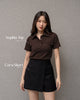 Nomitee's Sophia Top Atasan Wanita Lengan Pendek