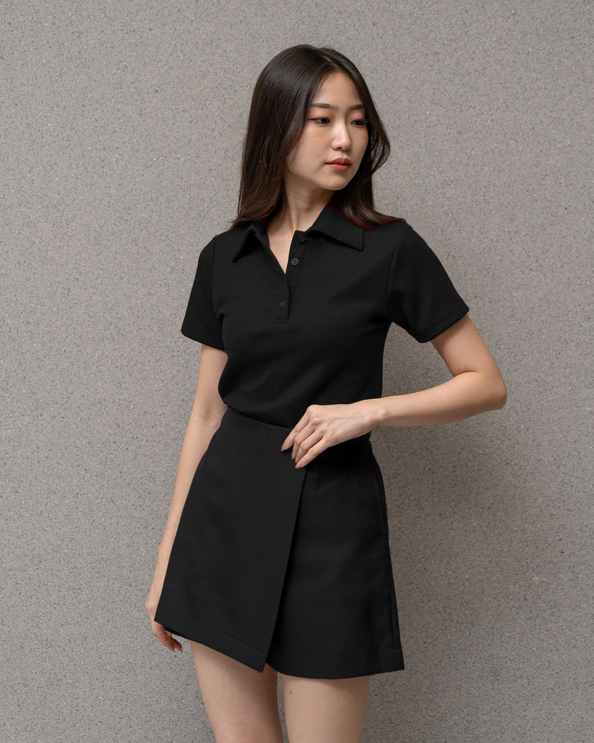 Nomitee's Sophia Top Atasan Wanita Lengan Pendek