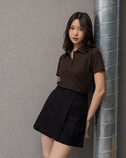 Nomitee's Sophia Top Atasan Wanita Lengan Pendek