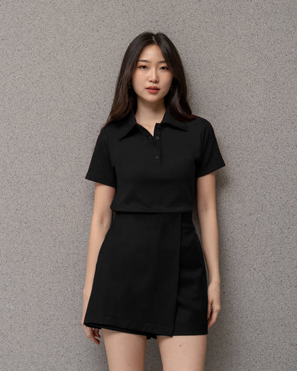 Nomitee's Sophia Top Atasan Wanita Lengan Pendek