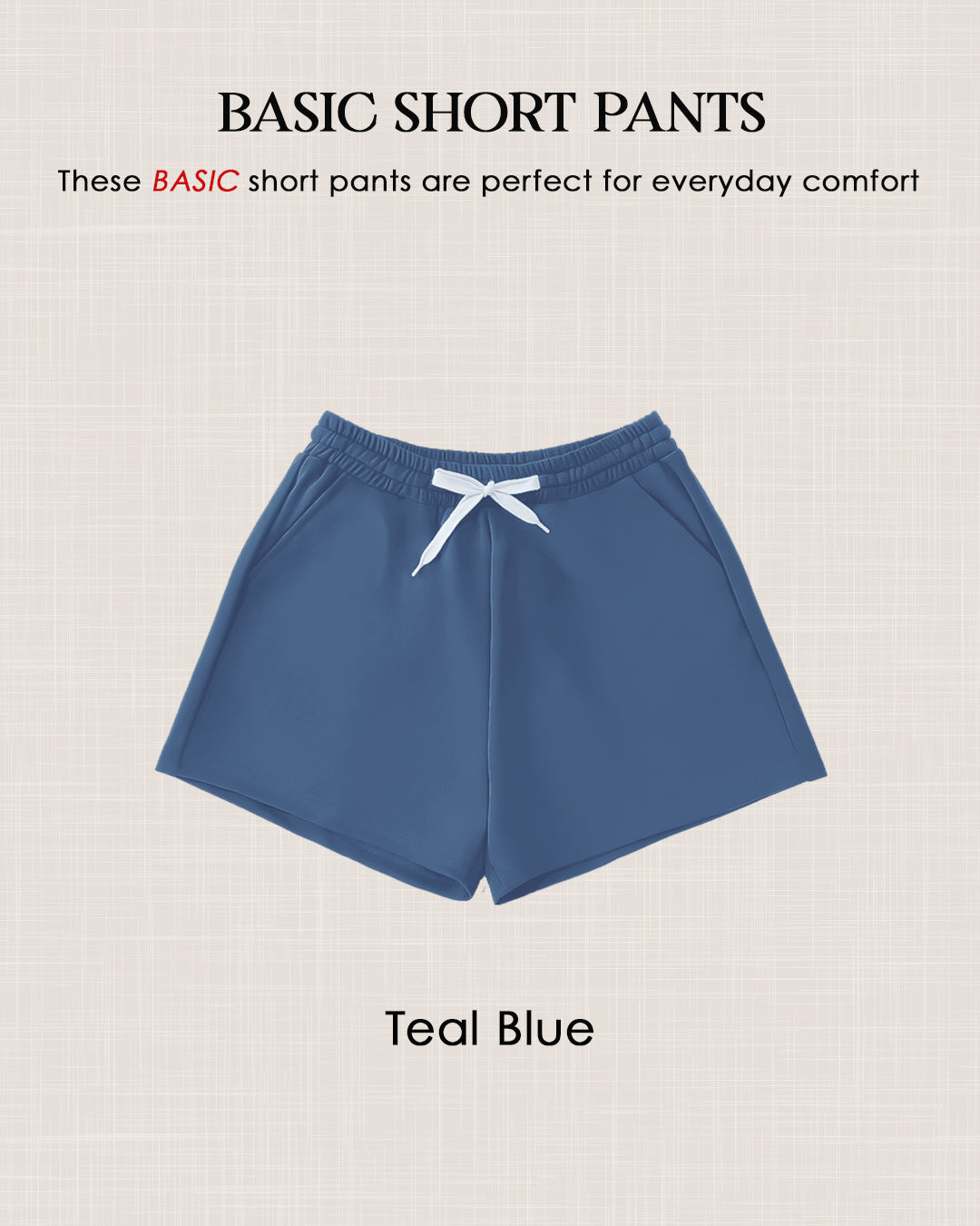 Nomitee's Basic Short Pants Celana Pendek Wanita