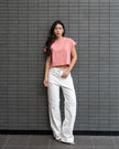 Nomitee's Twila Top Atasan Wanita Lengan Pendek