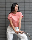 Nomitee's Twila Top Atasan Wanita Lengan Pendek