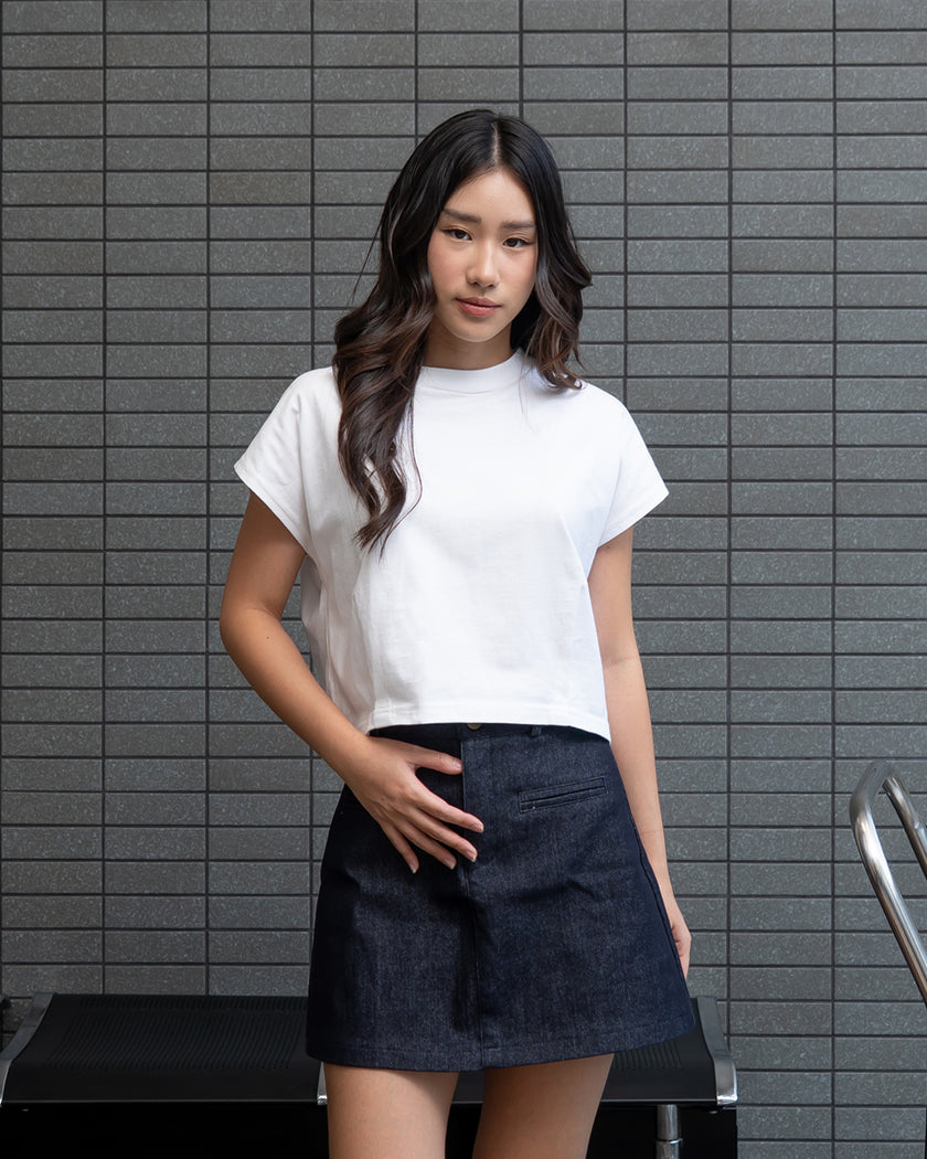 Nomitee's Twila Top Atasan Wanita Lengan Pendek