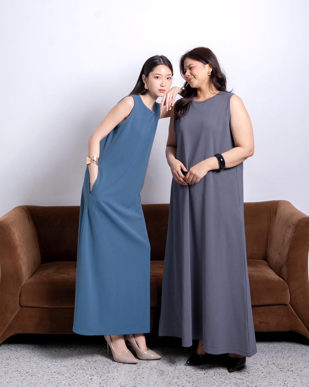 Nomitee's Vania Dress Tanpa Lengan
