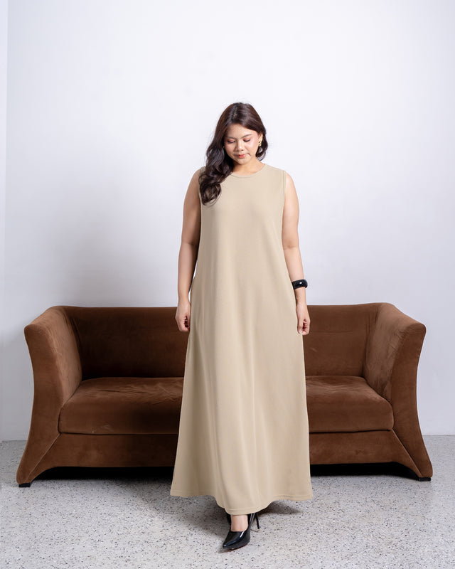 Nomitee's Vania Dress Tanpa Lengan