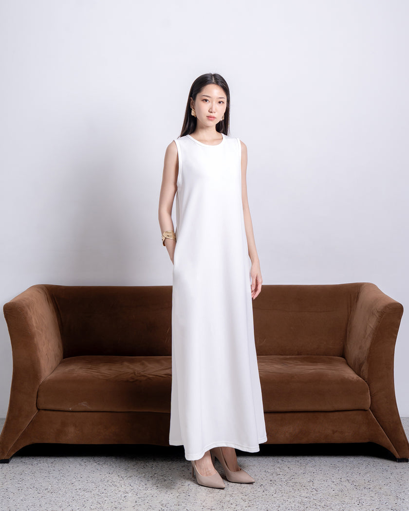 Nomitee's Vania Dress Tanpa Lengan